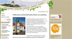 Desktop Screenshot of landsberg-lese.de