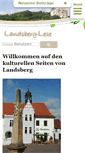 Mobile Screenshot of landsberg-lese.de
